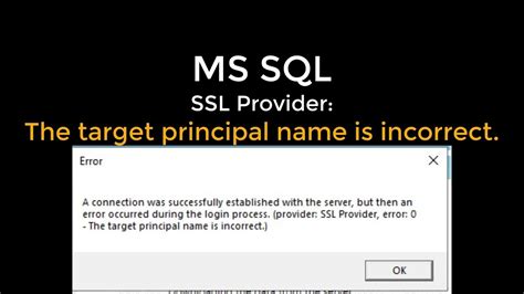 Sep 17, 2019 Cannot generate SSPI context. . Sql server target principal name is incorrect cannot generate sspi context